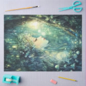 Een Emerald Forest Fairy Series Design #6 Tissuepapier (Craft)