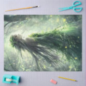 Een Emerald Forest Fairy Series Design #7 Tissuepapier (Craft)