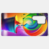 Een emmer kleur samsung galaxy hoesje (Achterkant horizontaal)
