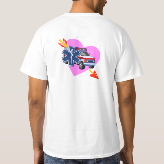 Een EMS-hart T-shirt (Achterkant)