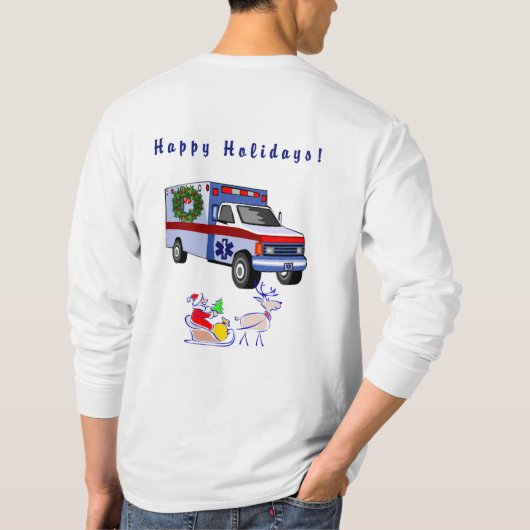 Een EMS-kerstcadeau T-shirt (Achterkant)