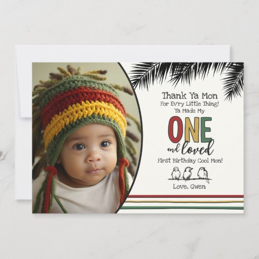 Een en Geliefd Dank je Kaart (Voorkant)