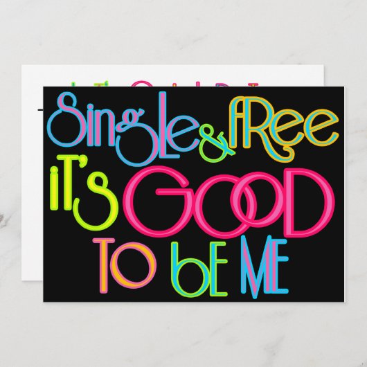 Eén en gratis kaart (Voorkant / Achterkant)