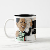 "Eén en klaar!" Nobama Obama Coffee Mok (Links)