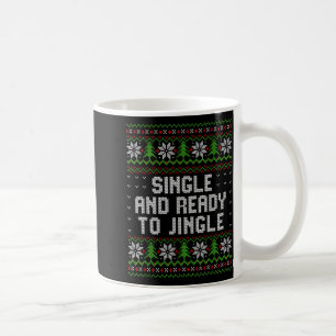 Eén en klaar om te bellen Lelijke Kerst Sweater Koffiemok