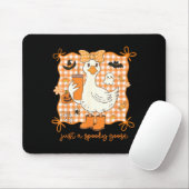 Een enge gans Halloween Dwaze Gans Grappig Muismat (Met muis)