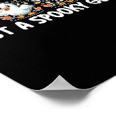Een enge gans Schattige grappige Halloween Dwaze g Poster (Hoek)