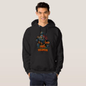 Een enge heks op een kamer hoodie (Voorkant volledig)