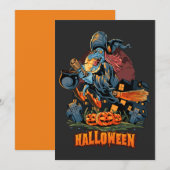 Een enge heks op een kamer kaart (Voorkant / Achterkant)