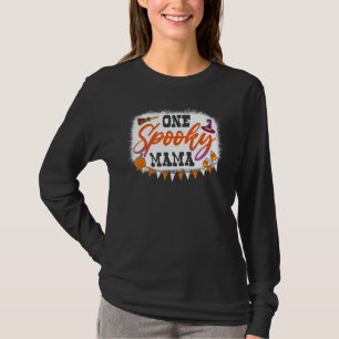 Eén enge mama Halloween bleekmiddel T-shirt