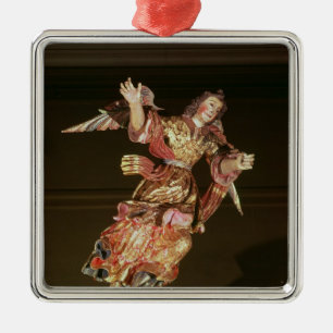 Een engel boven het altarstuk metalen ornament