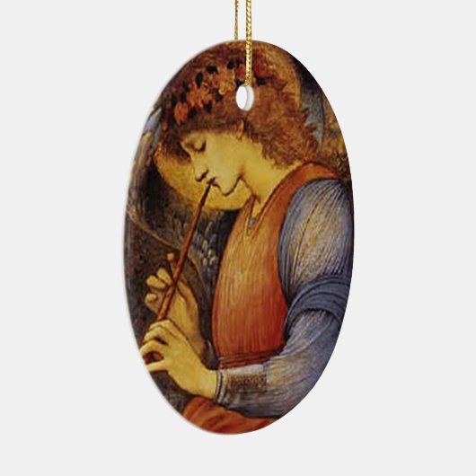 Een engel die de Flute speelt - Ornament (Rechts)