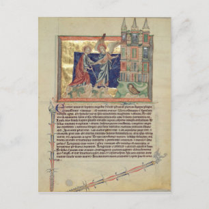 Een engel die de New Jeruzalem toont Briefkaart