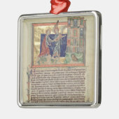 Een engel die de New Jeruzalem toont Metalen Ornament (Links)