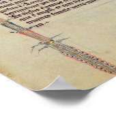 Een engel die de New Jeruzalem toont Poster (Hoek)