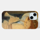 Een engel die een flageolet speelt van Burne Jones Case-Mate iPhone Case (Achterkant (horizontaal))