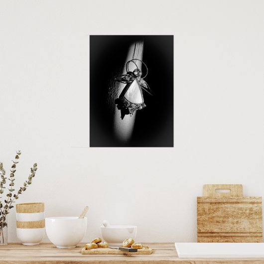 Een engel die over mij kijkt poster (Keuken)