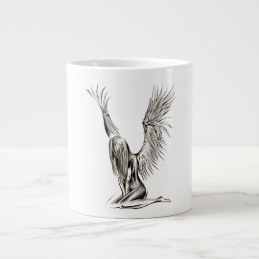 Een Engel Grote Koffiekop (Voorkant)