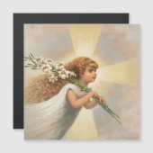 Een engel in de hemel met leugens kerst holid (Voorkant / Achterkant)