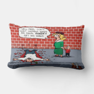 Een engel krijgt Zijn Kerstmis van Vleugels niet Kussen