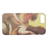 Een engel met een glazen erlenmeyer Case-Mate iPhone case (Achterkant (Horizontaal))