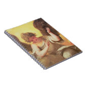 Een engel met een glazen erlenmeyer notitieboek (Rechterzijde)