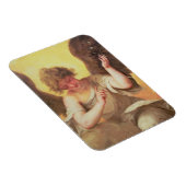 Een engel met een glazen fles magneet (Rechterzijde)