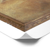 Een engel met een glazen fles poster (Hoek)