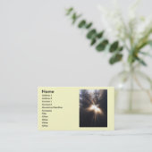 Een engel of God? Visitekaartje (Staand voorkant)