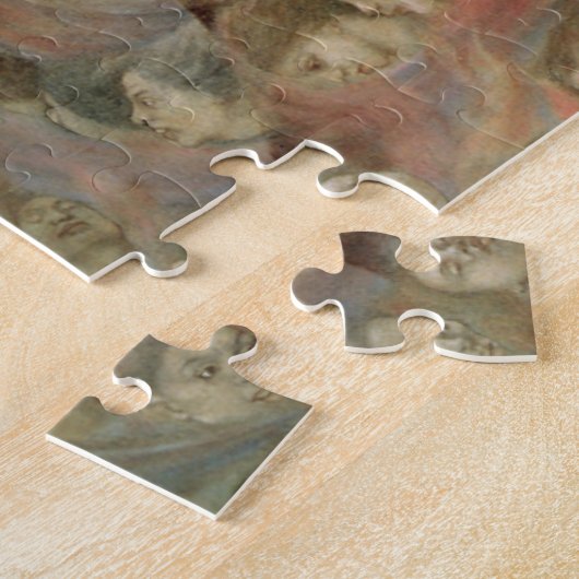 Een engel-pijp naar de zielen in de hel legpuzzel (Zijkant)