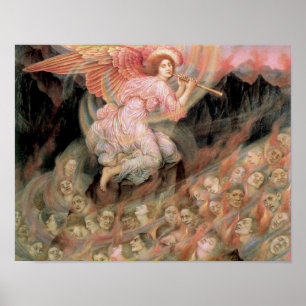 Een engel-pijp naar de zielen in de hel poster