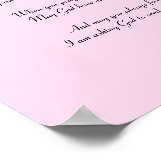 Een engel-Poster sturen Poster (Hoek)