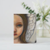 Een engel sturen om over je te waken briefkaart (Staand voorkant)