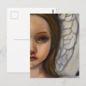 Een engel sturen om over je te waken briefkaart (Voorkant / Achterkant)