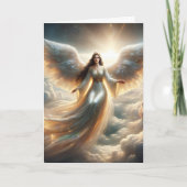 Een engel sturen om over je te waken kaart (Voorkant)
