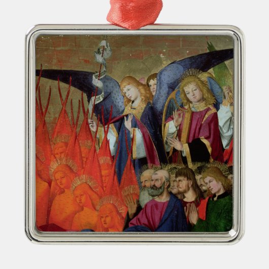 Een engel uit de 'Coronation of the Virgin' Metalen Ornament (Voorkant)