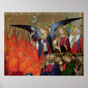 Een engel uit de 'Coronation of the Virgin' Poster