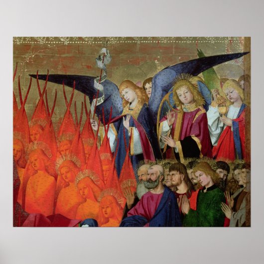 Een engel uit de 'Coronation of the Virgin' Poster (Voorkant)