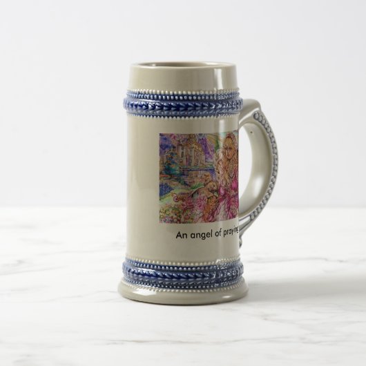 Een engel van bidden, een engel van bidden. bierpul (Voorkant rechts)