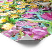 Een engel van bidden. poster (Hoek)