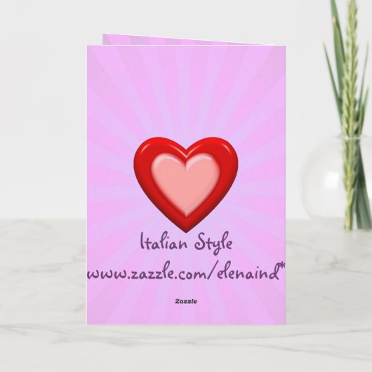 Een engel van een moeder Kaart (Achterkant)