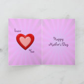 Een engel van een moeder Kaart (Binnen)