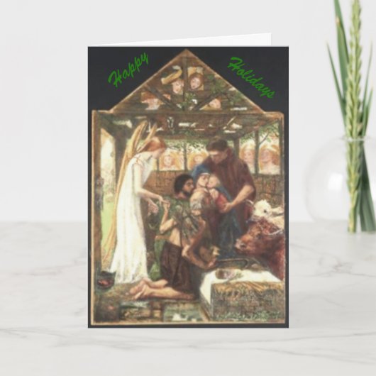 Een engelen zegenen aangepaste groeten Kaart (Voorkant)