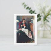 Een Engels Fireside van 1854-5 Briefkaart (Staand voorkant)