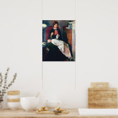 Een Engels Fireside van 1854-5 Poster (Keuken)