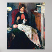 Een Engels Fireside van 1854-5 Poster (Voorkant)