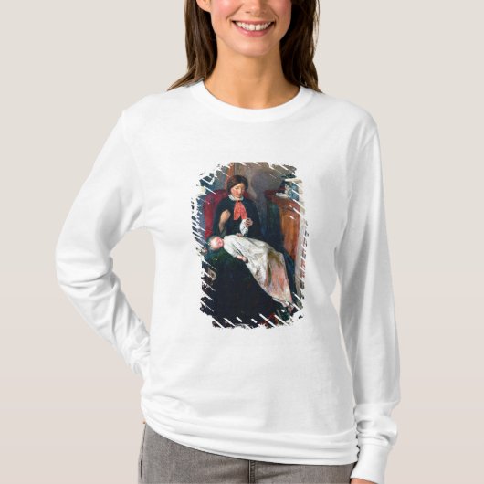 Een Engels Fireside van 1854-5 T-shirt (Voorkant)