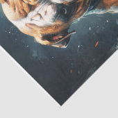 Een Engelse bulldog boxeur Tissuepapier (Detail)