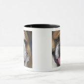 Een engelse bulldog in België. Mok (Midden)