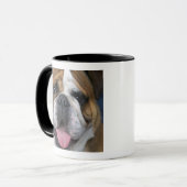 Een engelse bulldog in België. Mok (Voorkant links)